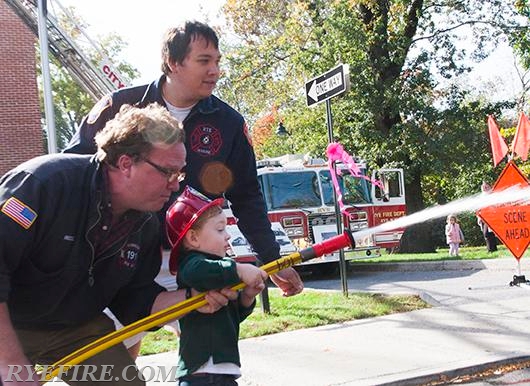 Rye FD Fire Prevention Week Open House 10/12/15.  Photo by Lt. Lester Millman 